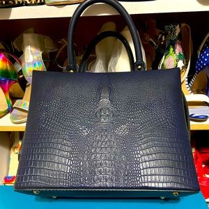 Large Gator Embossed Bag